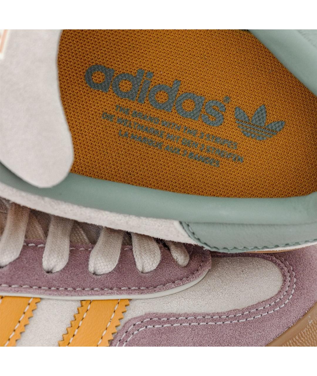 ADIDAS Бежевые замшевые низкие кроссовки / кеды, фото 9