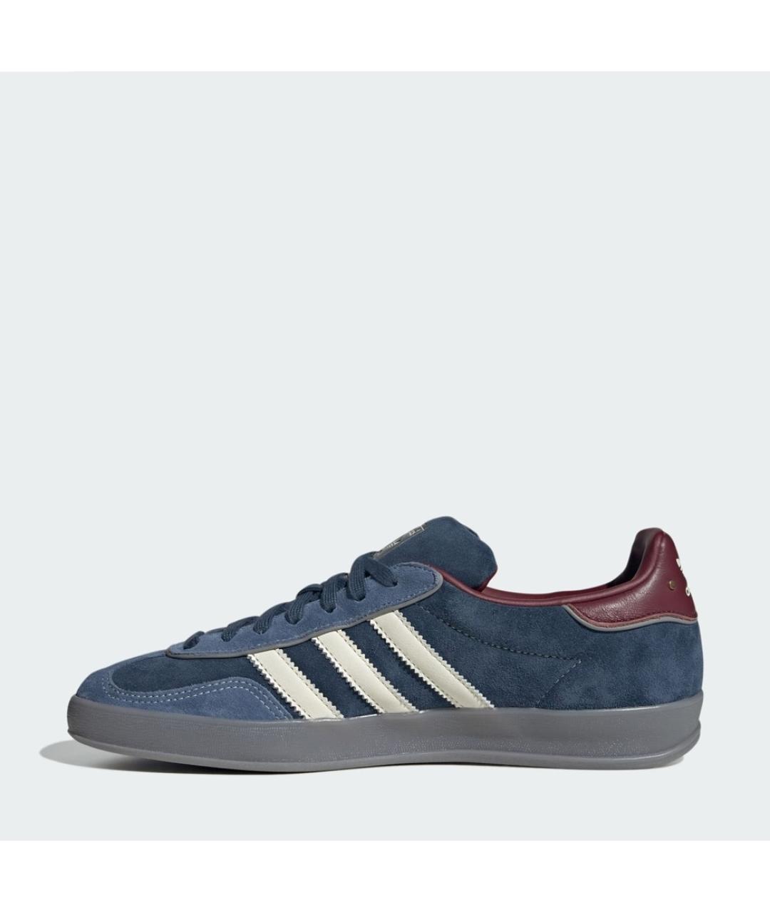 ADIDAS Синие замшевые низкие кроссовки / кеды, фото 6