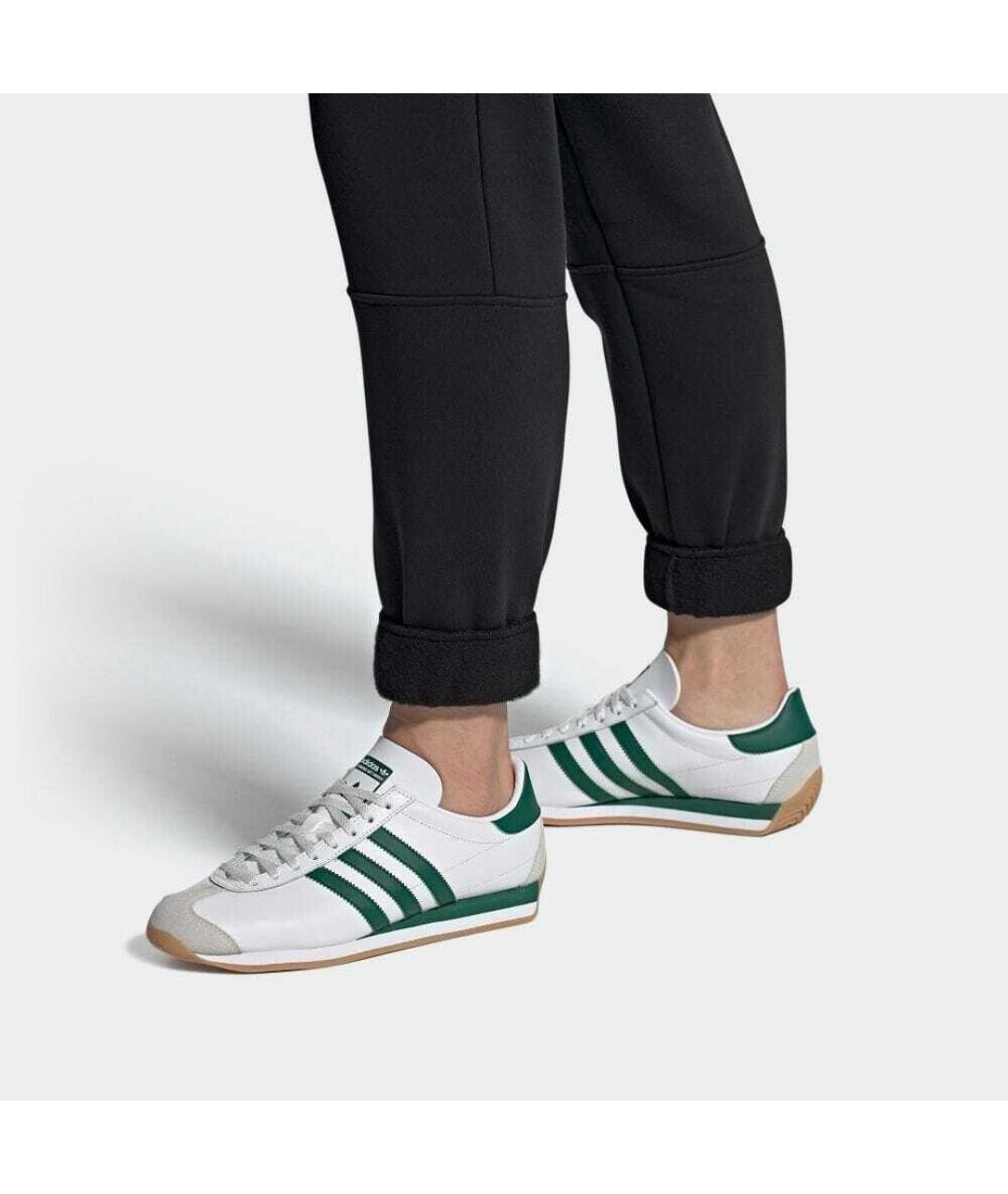 ADIDAS Белые кожаные низкие кроссовки / кеды, фото 9