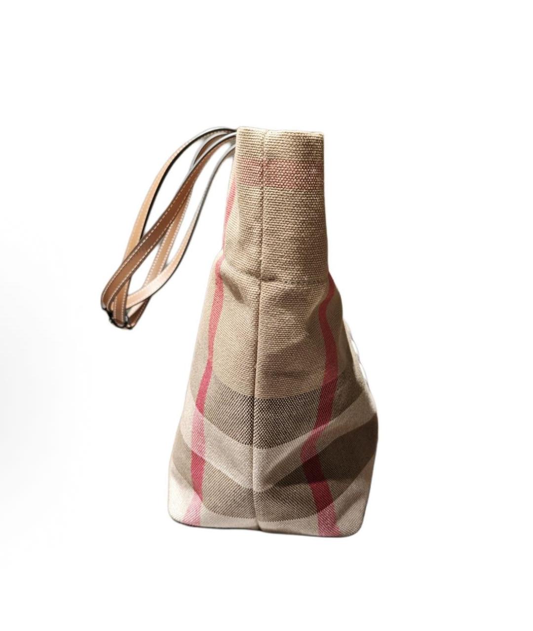 BURBERRY Бежевая сумка тоут, фото 2