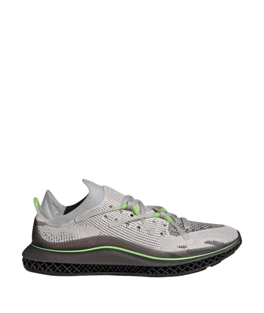 ADIDAS Серые текстильные низкие кроссовки / кеды, фото 1