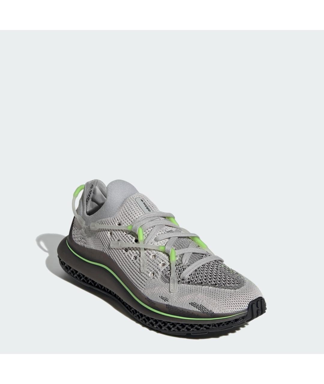 ADIDAS Серые текстильные низкие кроссовки / кеды, фото 2