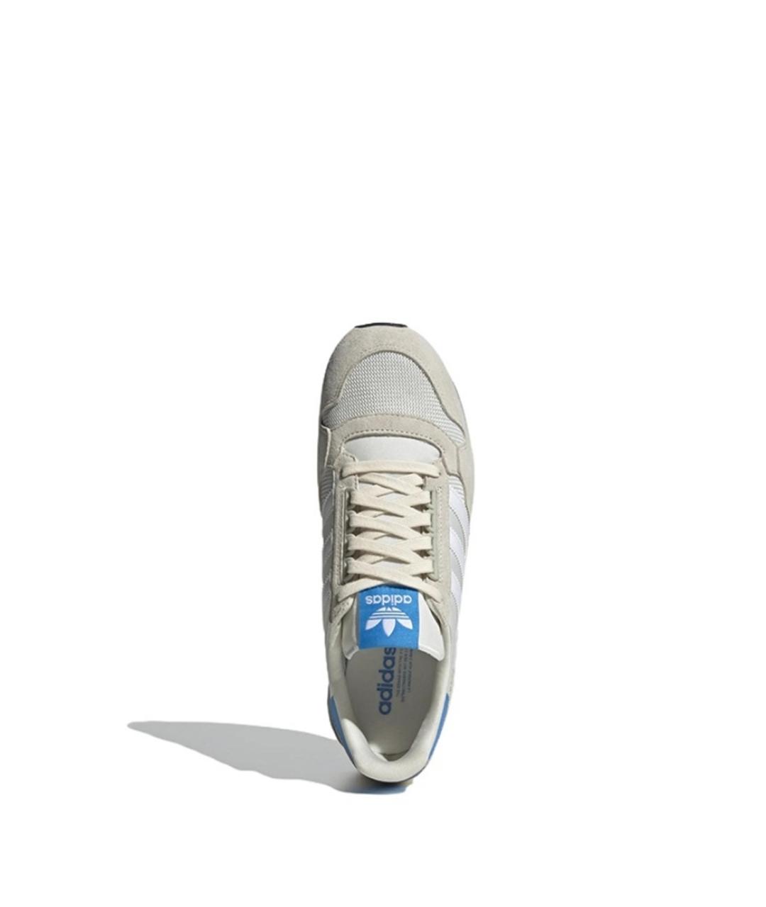 ADIDAS Бежевые замшевые низкие кроссовки / кеды, фото 4