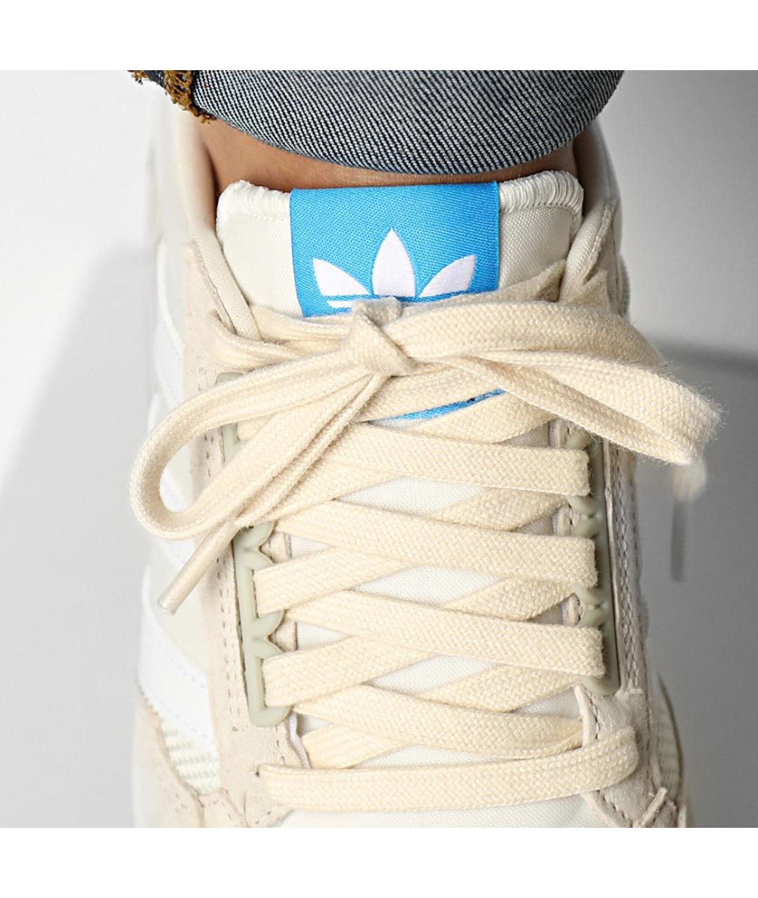 ADIDAS Бежевые замшевые низкие кроссовки / кеды, фото 8