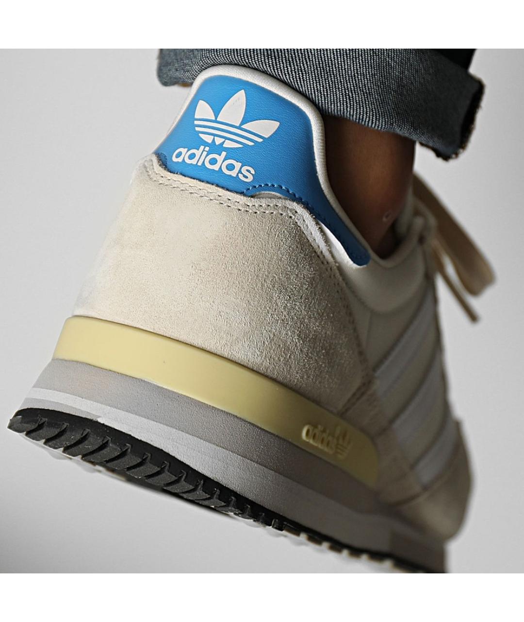 ADIDAS Бежевые замшевые низкие кроссовки / кеды, фото 9