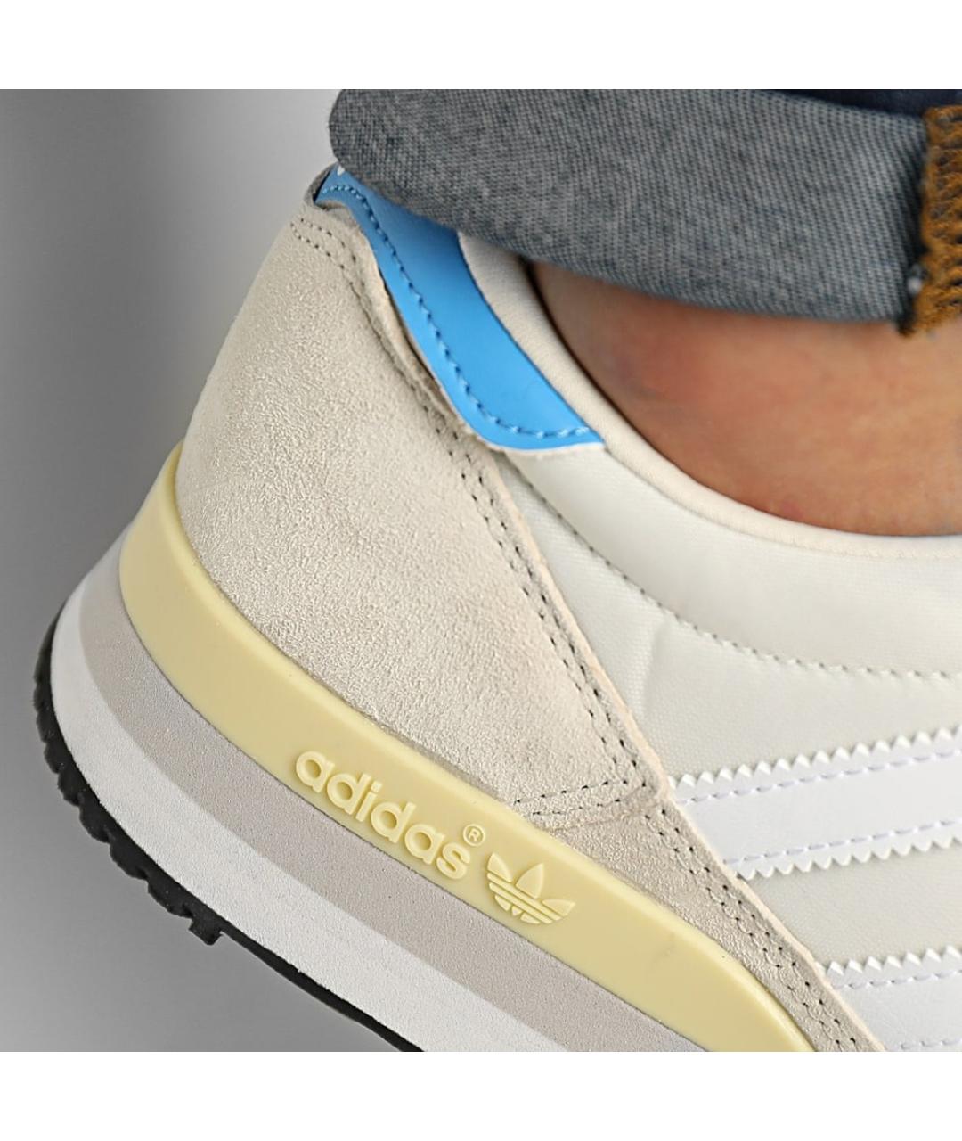 ADIDAS Бежевые замшевые низкие кроссовки / кеды, фото 7
