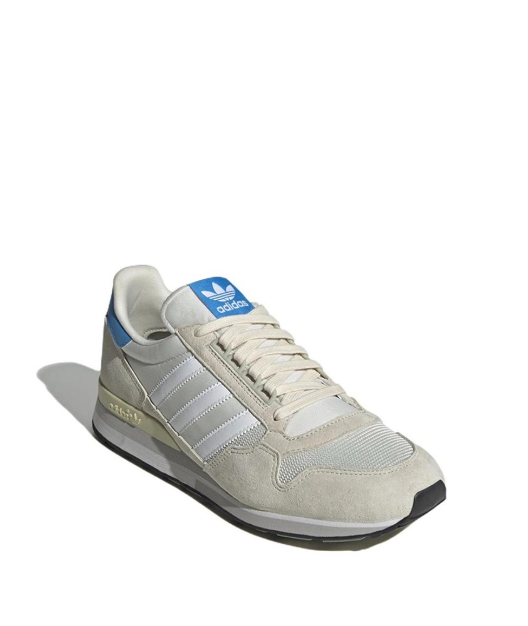 ADIDAS Бежевые замшевые низкие кроссовки / кеды, фото 2