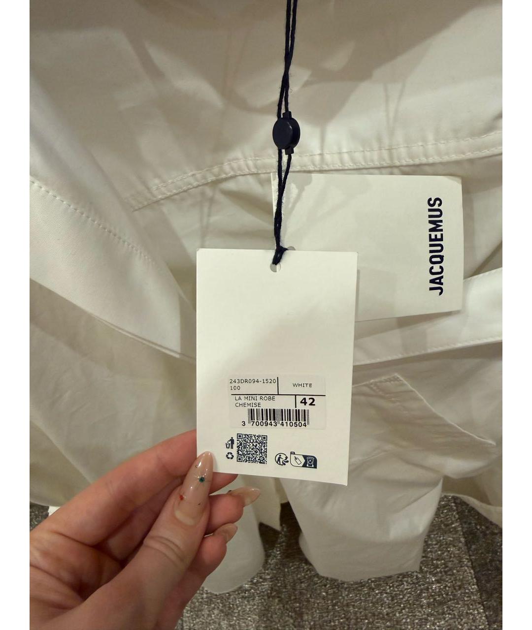 JACQUEMUS Белая рубашка, фото 4