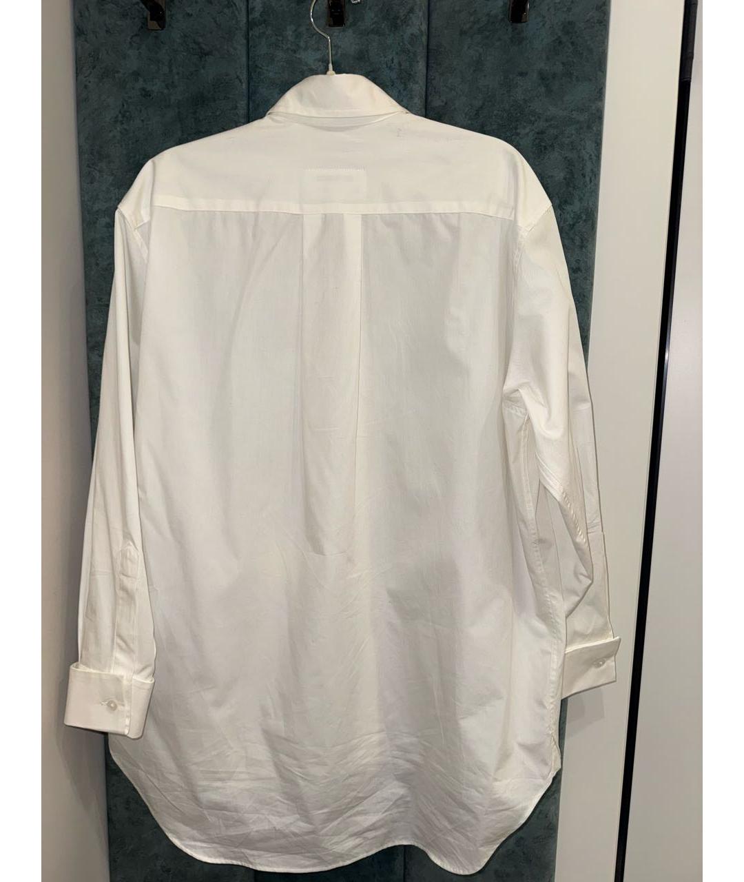 MM6 MAISON MARGIELA Белая хлопковая рубашка, фото 3