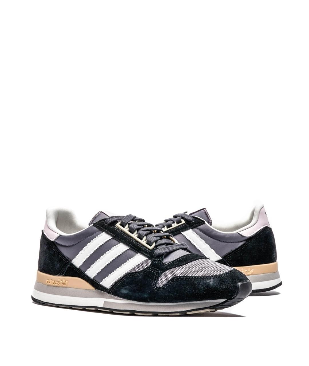 ADIDAS Черные замшевые низкие кроссовки / кеды, фото 4