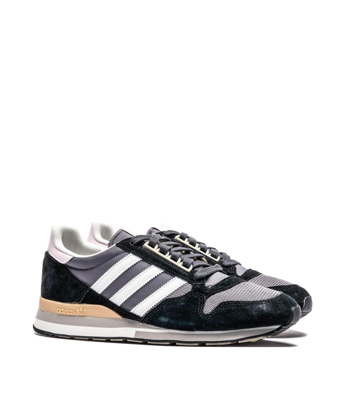 ADIDAS Черные замшевые низкие кроссовки / кеды, фото 2