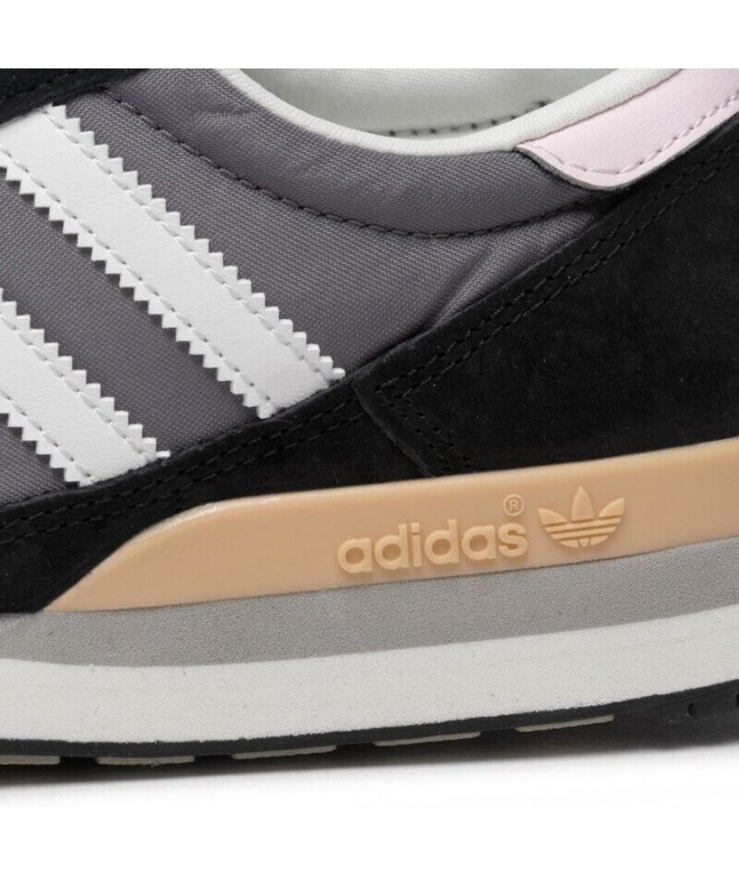 ADIDAS Черные замшевые низкие кроссовки / кеды, фото 5