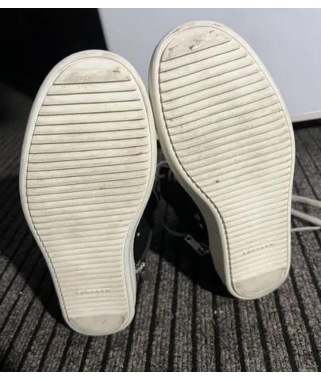 RICK OWENS DRKSHDW Черные высокие кроссовки / кеды, фото 5