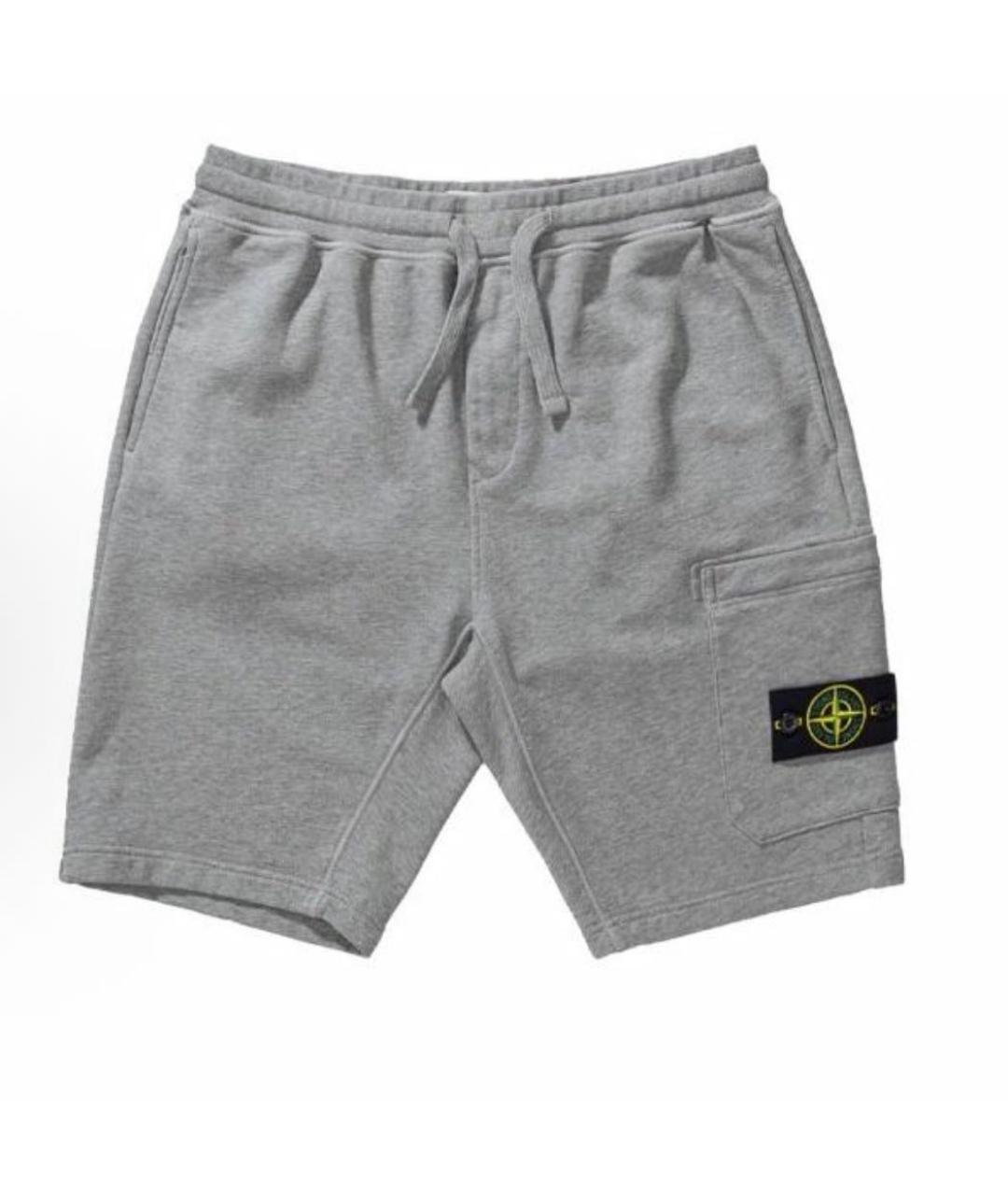 STONE ISLAND Серые шорты, фото 1
