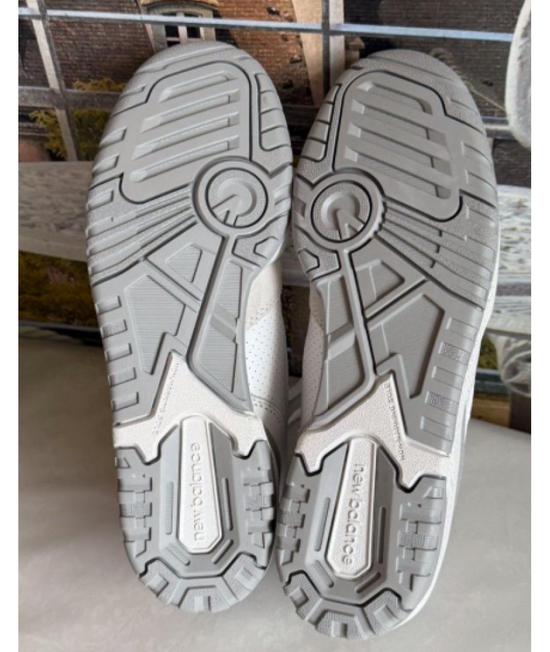 NEW BALANCE Белые замшевые высокие кроссовки / кеды, фото 5