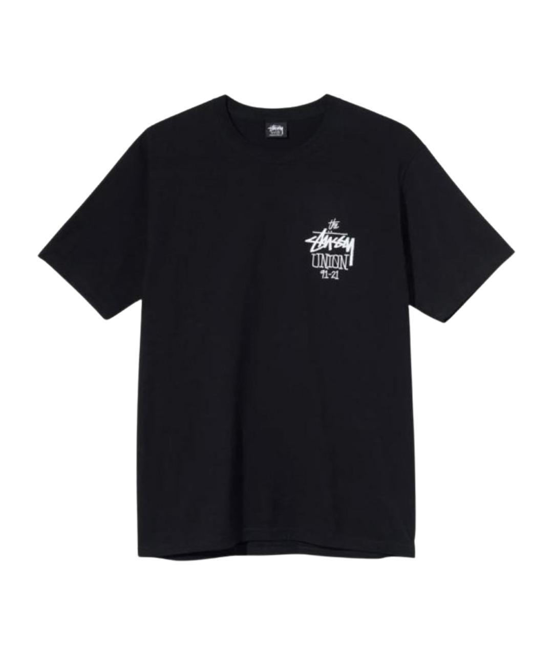STUSSY Черная футболка, фото 1