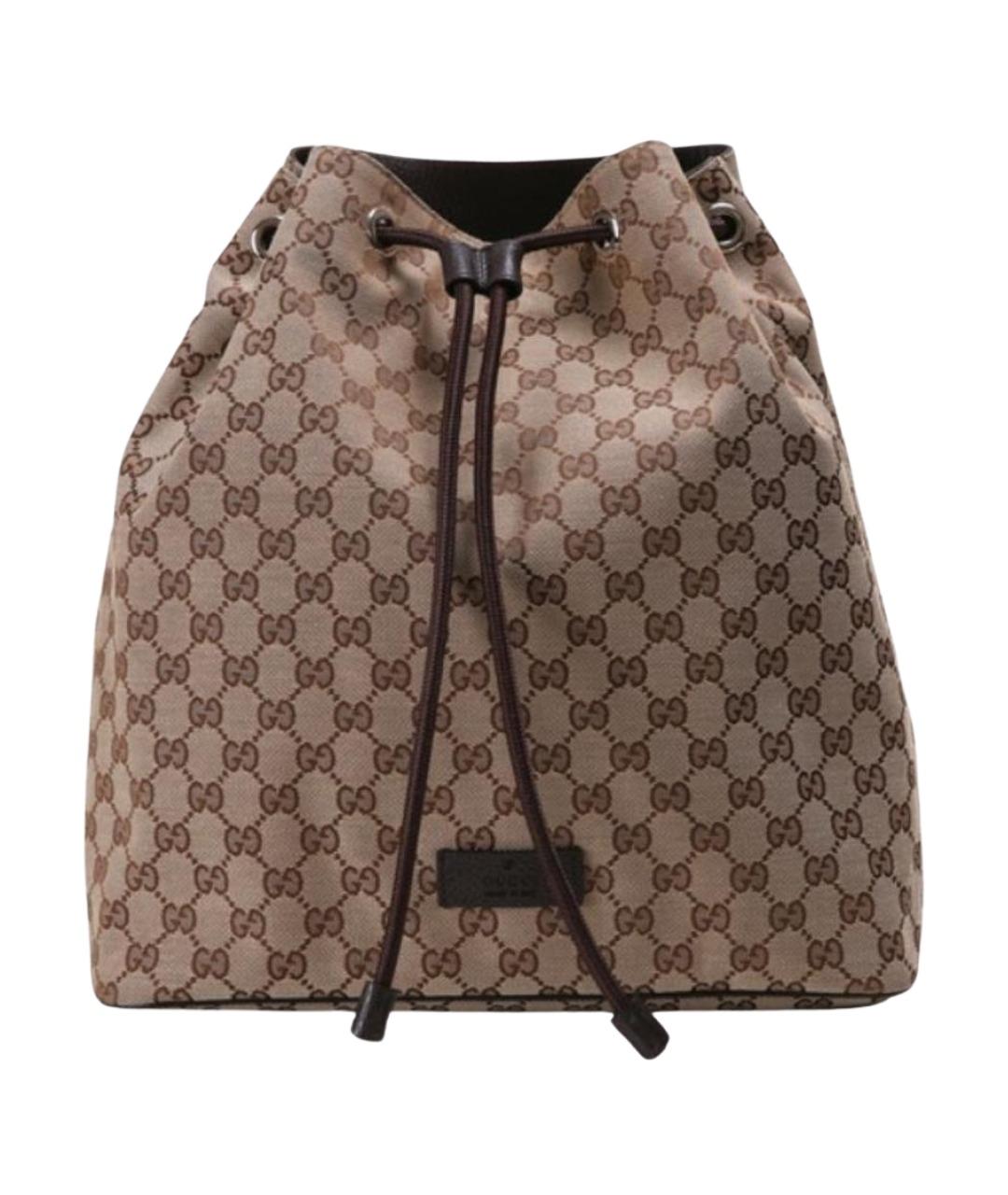 GUCCI Коричневый рюкзак, фото 1