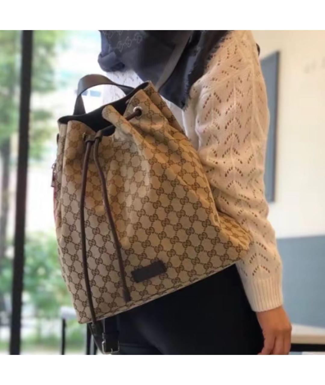GUCCI Коричневый рюкзак, фото 6