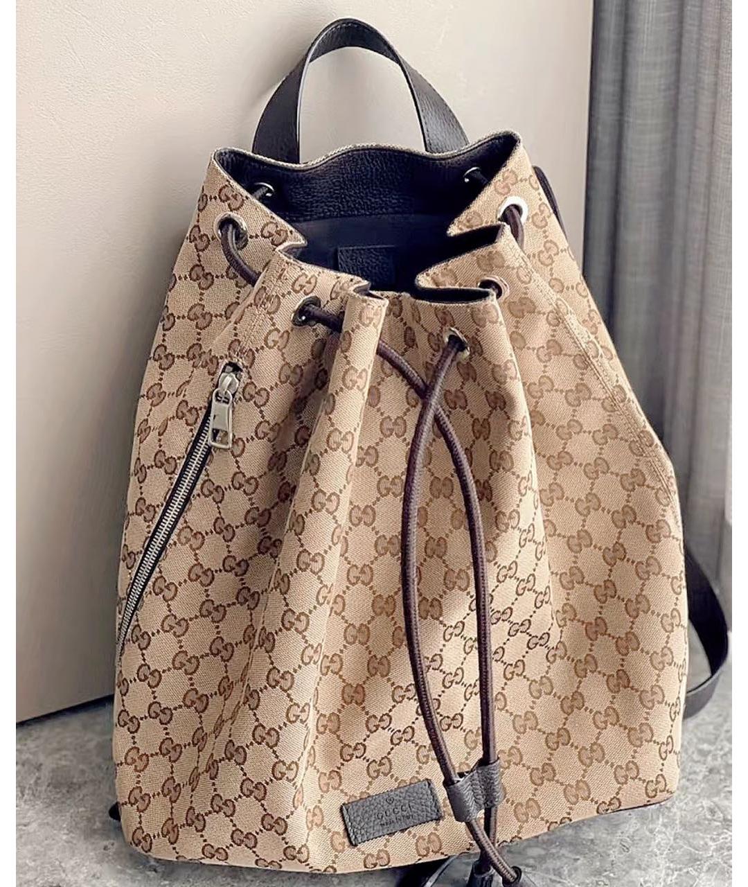 GUCCI Коричневый рюкзак, фото 5