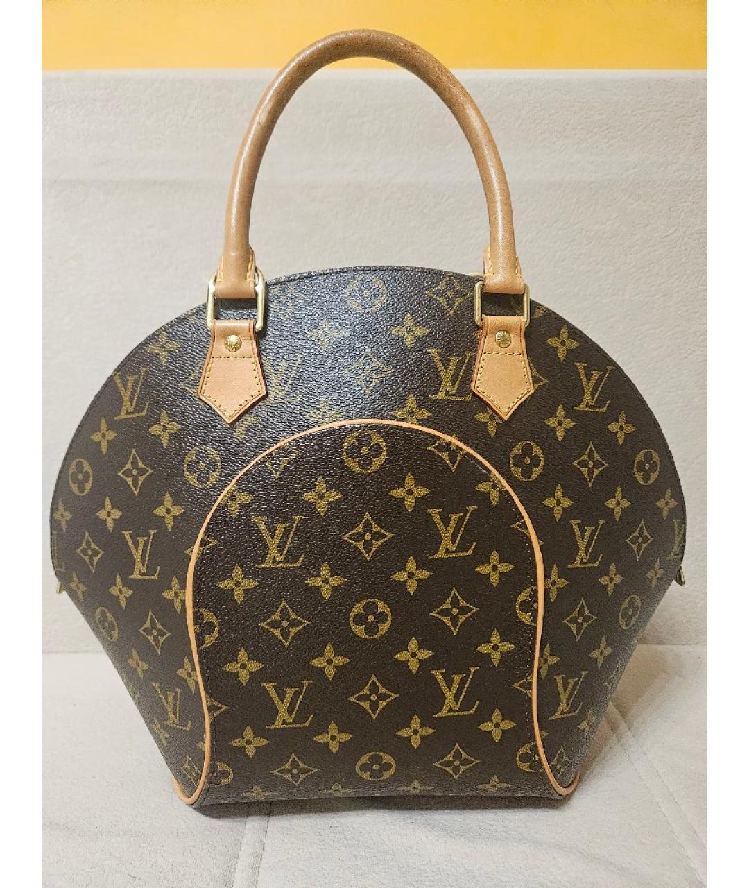 LOUIS VUITTON Коричневая сумка с короткими ручками, фото 10