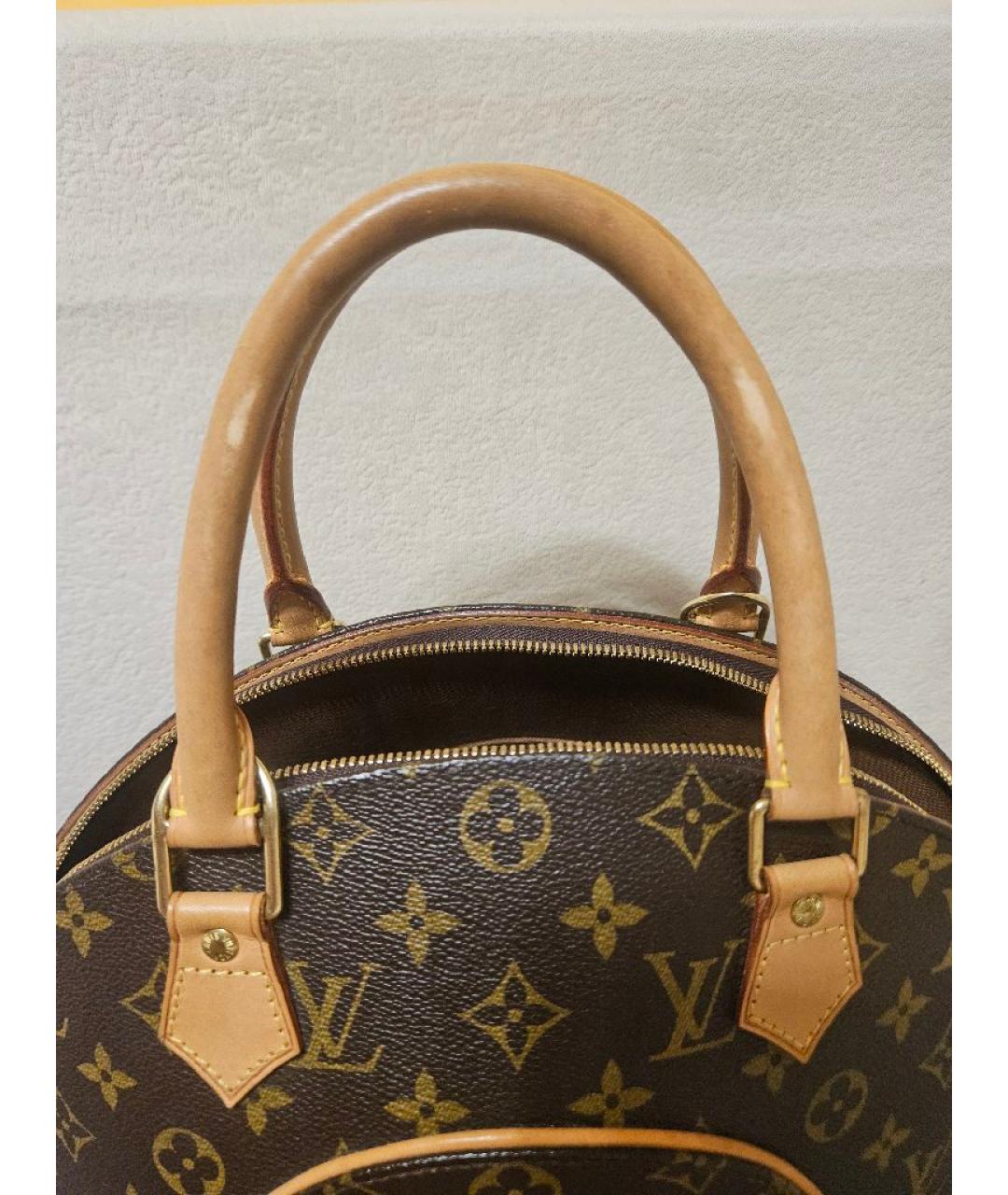 LOUIS VUITTON Коричневая сумка с короткими ручками, фото 9