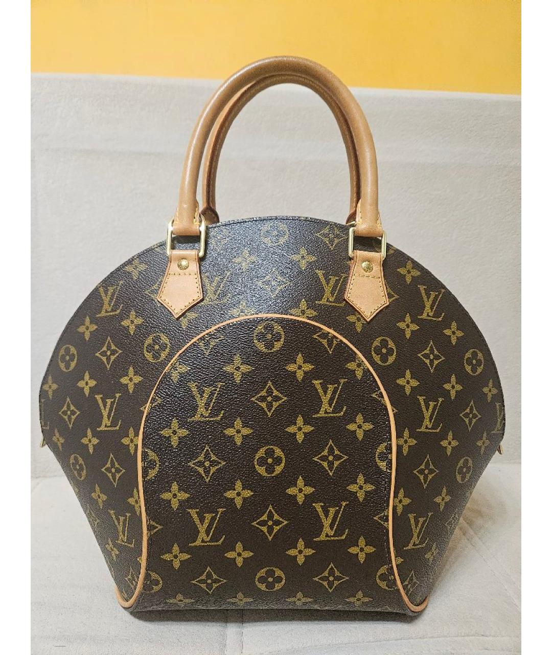 LOUIS VUITTON Коричневая сумка с короткими ручками, фото 3