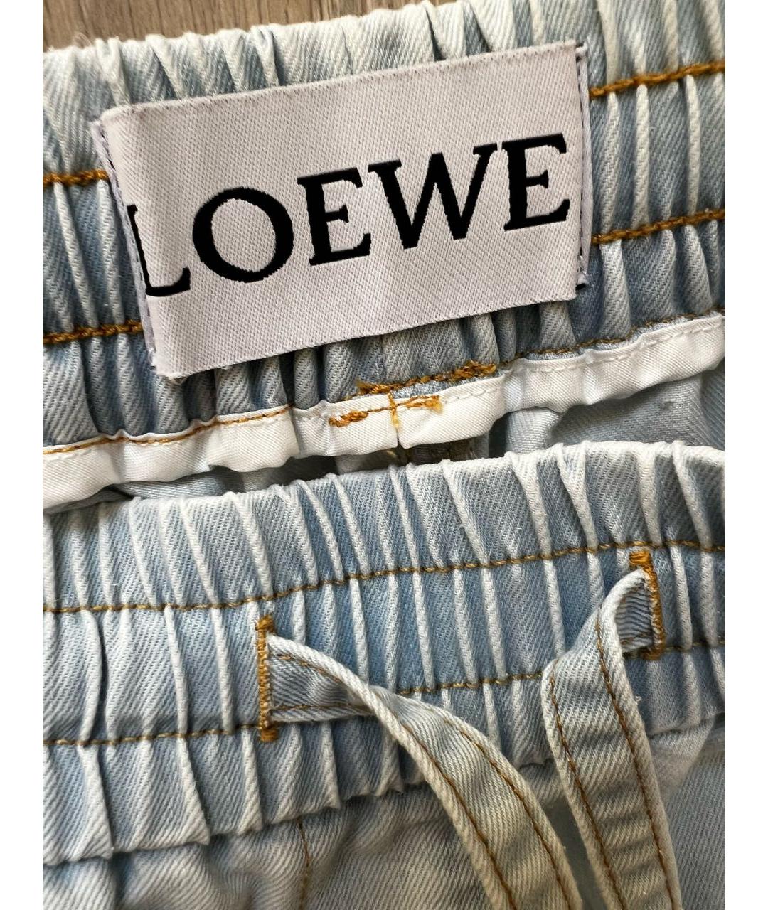 LOEWE Голубые хлопковые кюлоты, фото 3