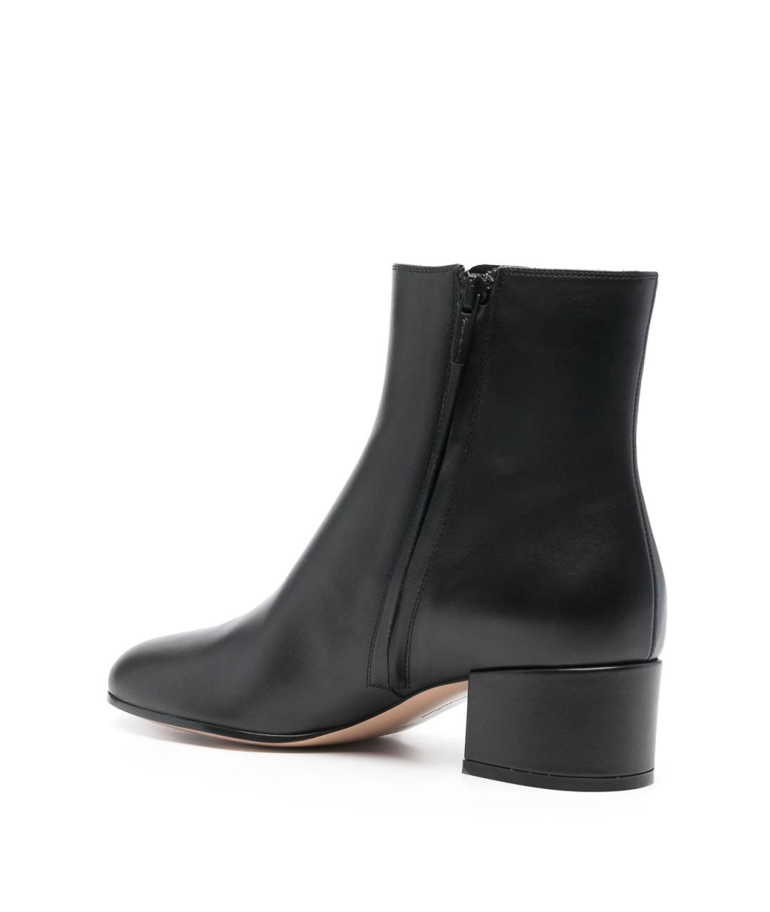GIANVITO ROSSI Черные кожаные ботинки, фото 3