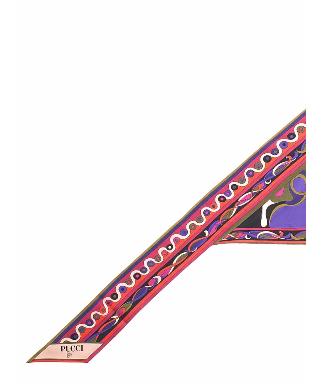 EMILIO PUCCI Мульти шелковый шарф, фото 2
