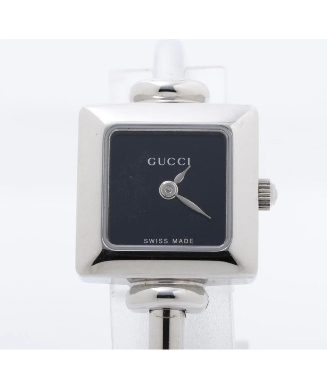 GUCCI Черные стальные часы, фото 2