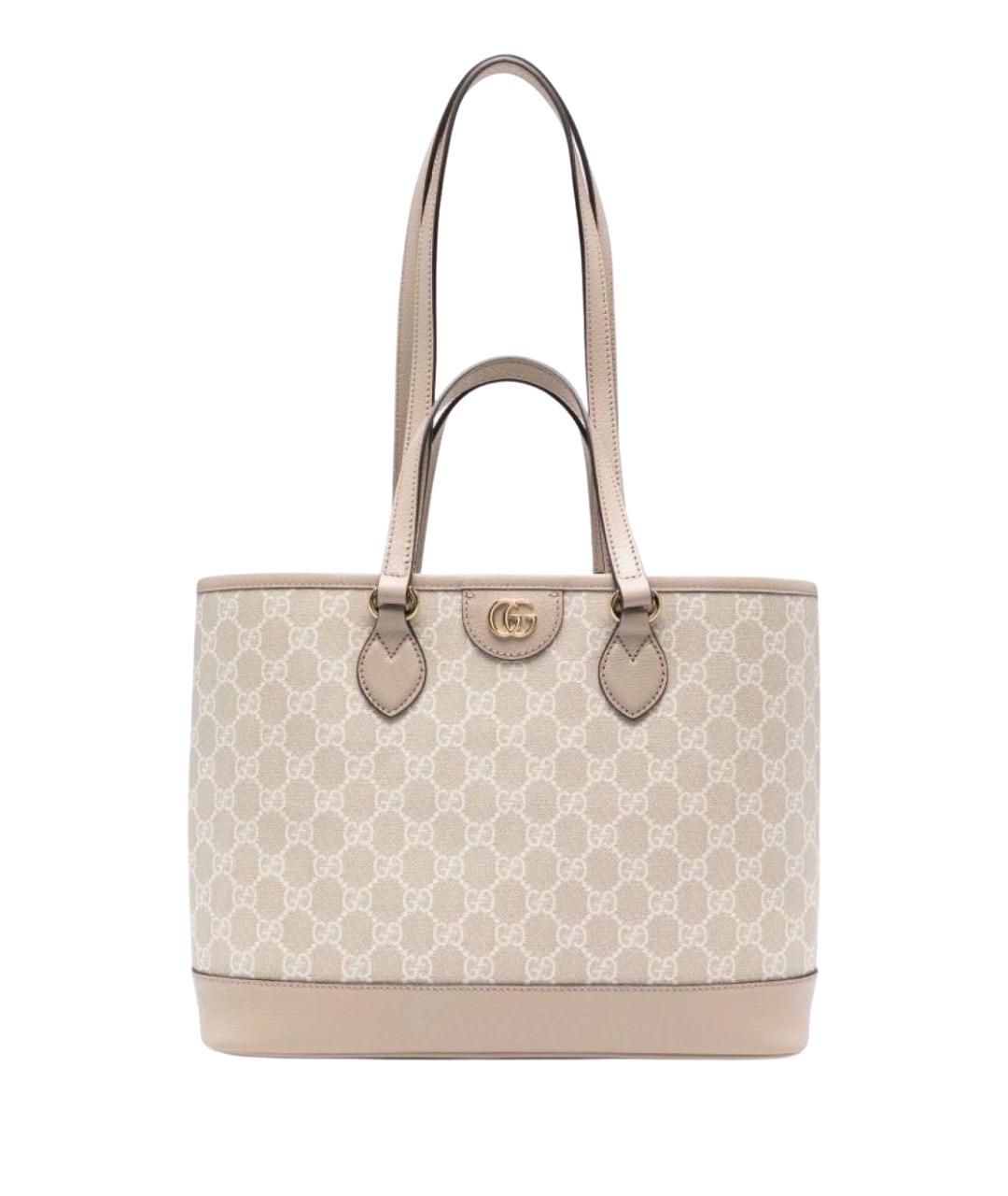 GUCCI Бежевая сумка тоут, фото 1