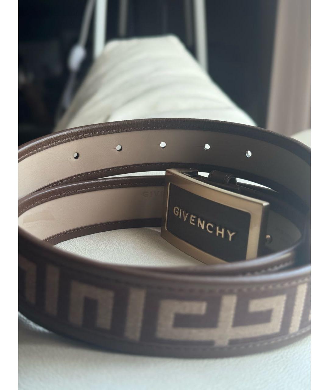 GIVENCHY Коричневый ремень, фото 2