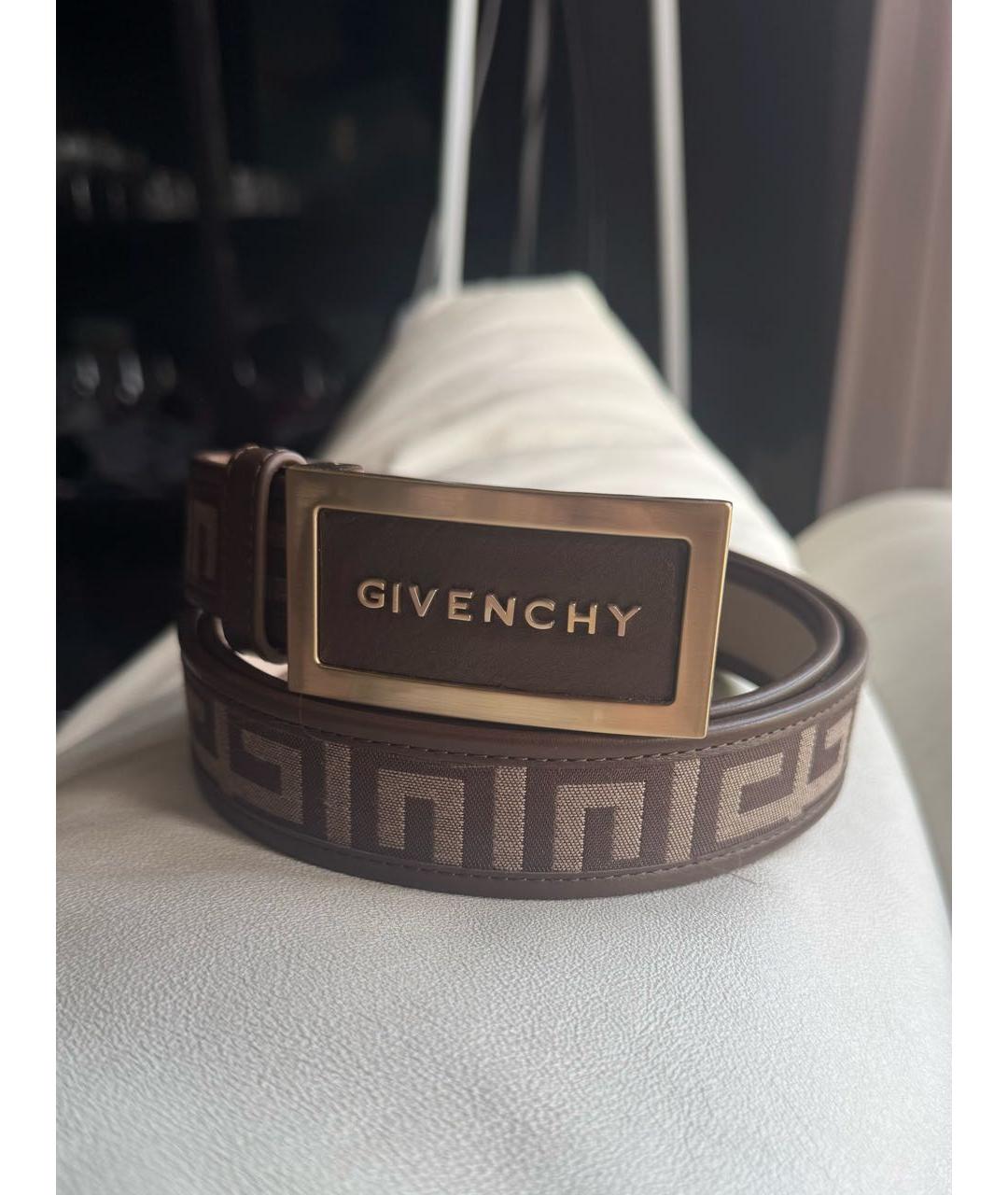 GIVENCHY Коричневый ремень, фото 8