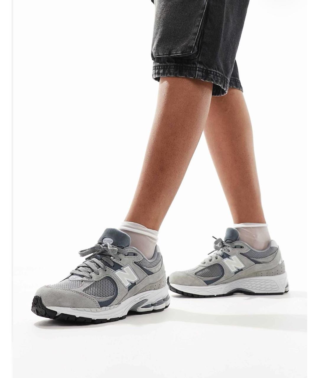 NEW BALANCE Серые замшевые кроссовки, фото 2