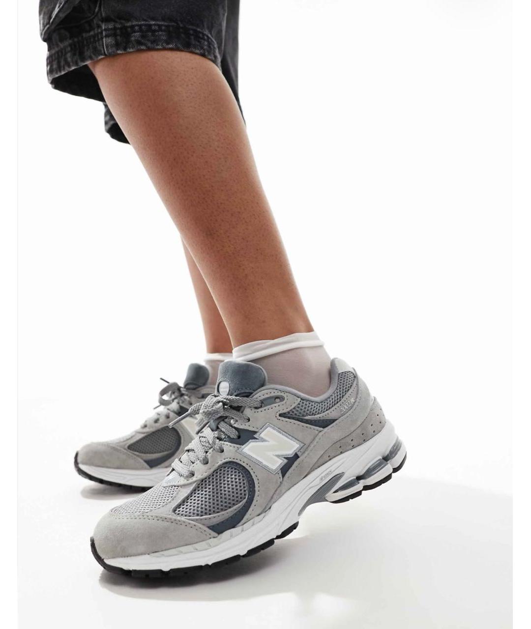 NEW BALANCE Серые замшевые кроссовки, фото 5