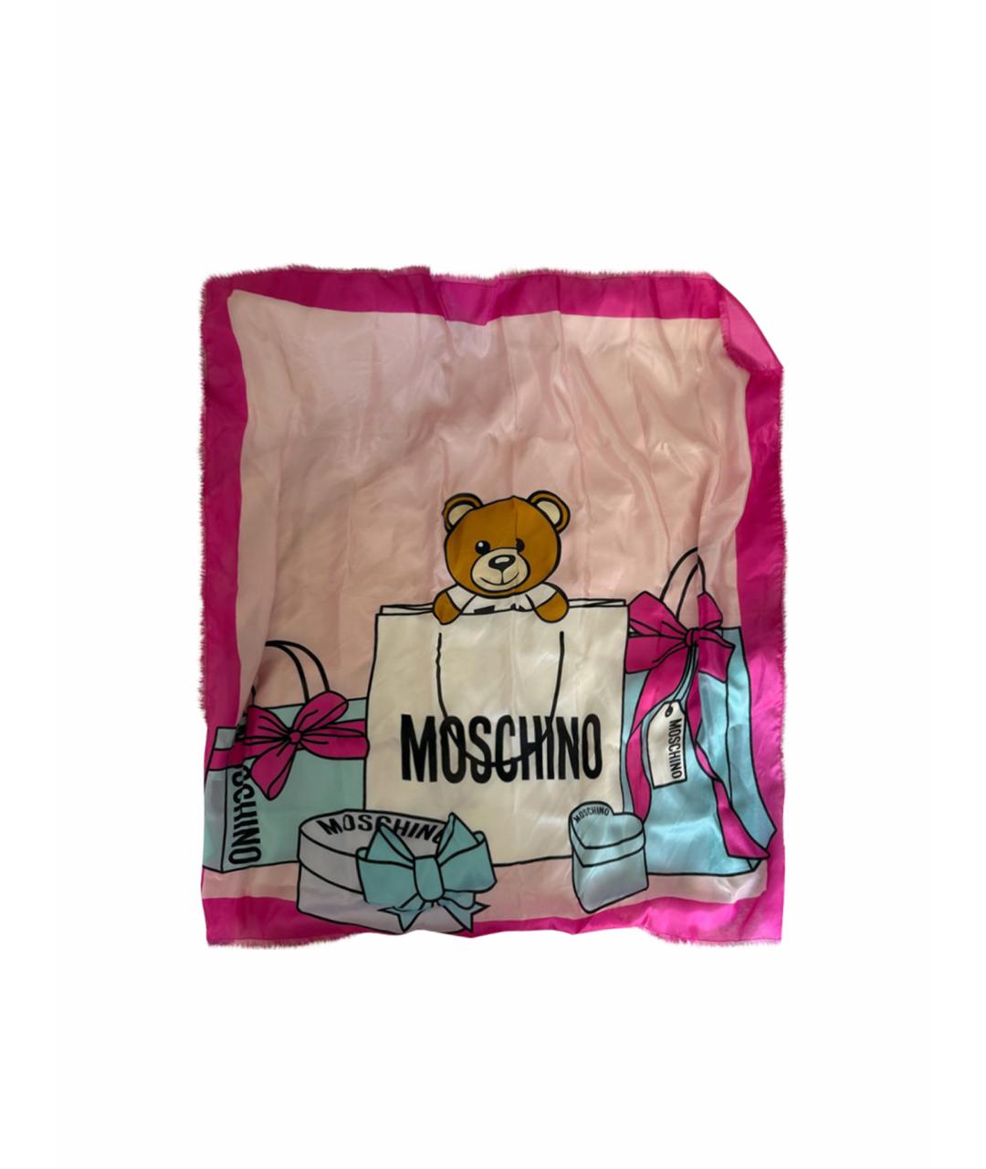 MOSCHINO Розовый платок, фото 1
