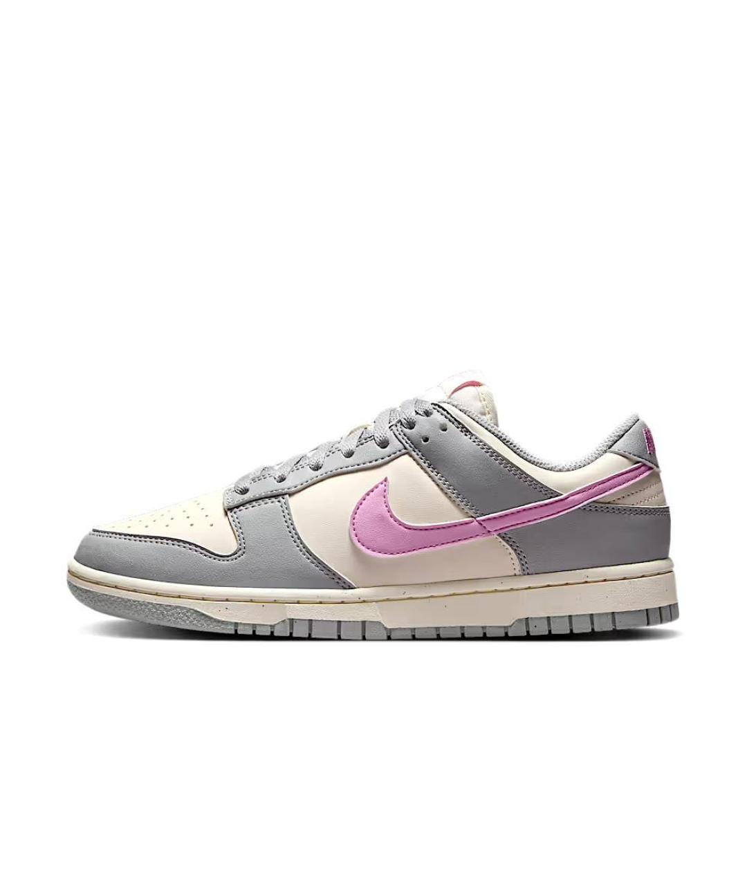 NIKE Серые кожаные кроссовки, фото 9