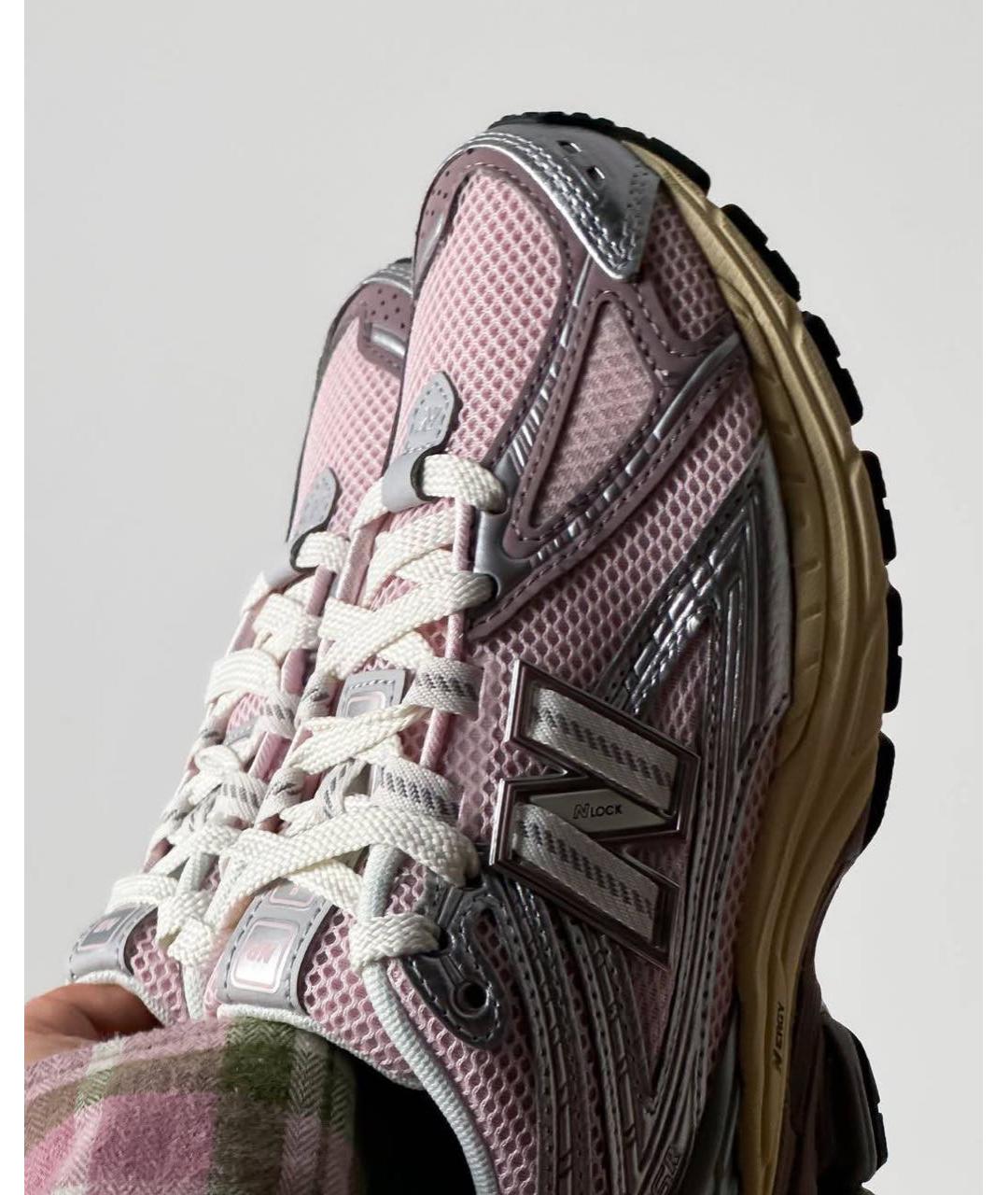 NEW BALANCE Розовые текстильные кроссовки, фото 5