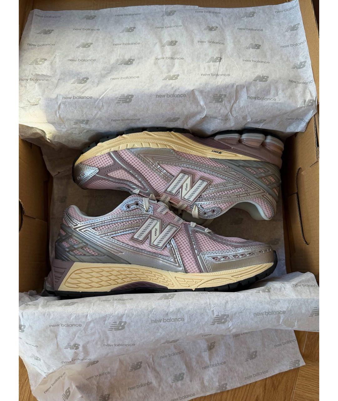 NEW BALANCE Розовые текстильные кроссовки, фото 7