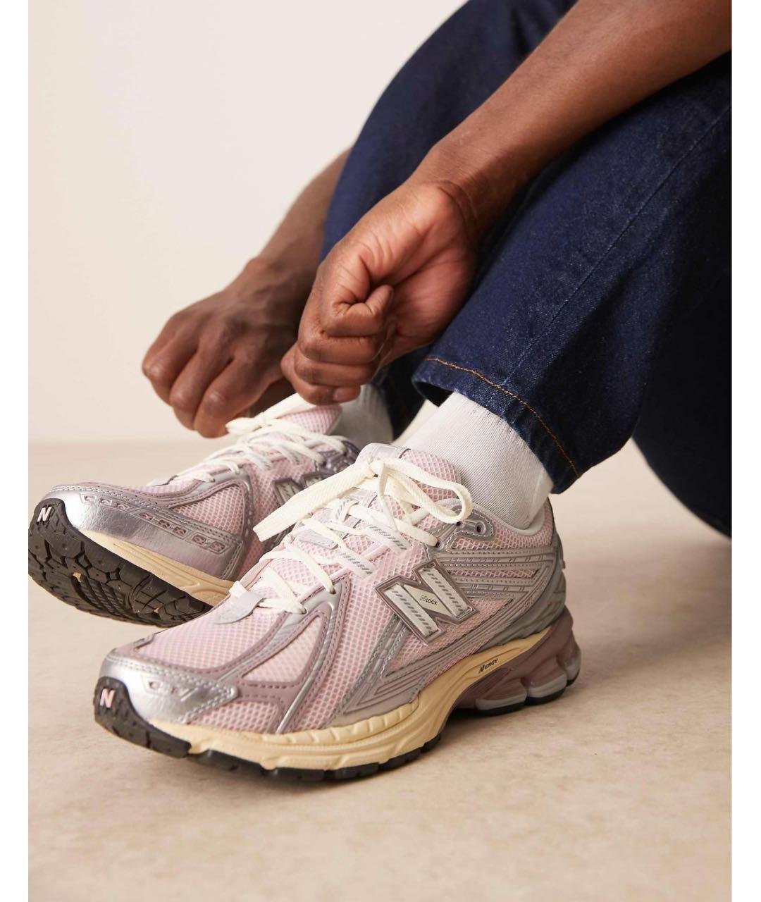 NEW BALANCE Розовые текстильные кроссовки, фото 2