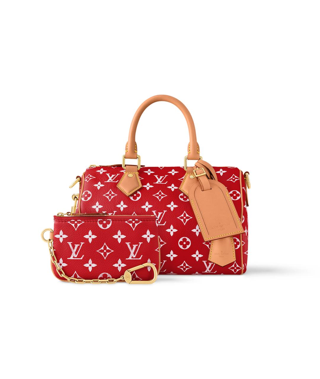 LOUIS VUITTON Красная сумка на плечо, фото 5