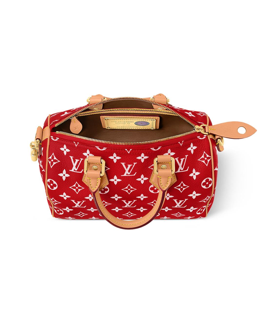 LOUIS VUITTON Красная сумка на плечо, фото 4