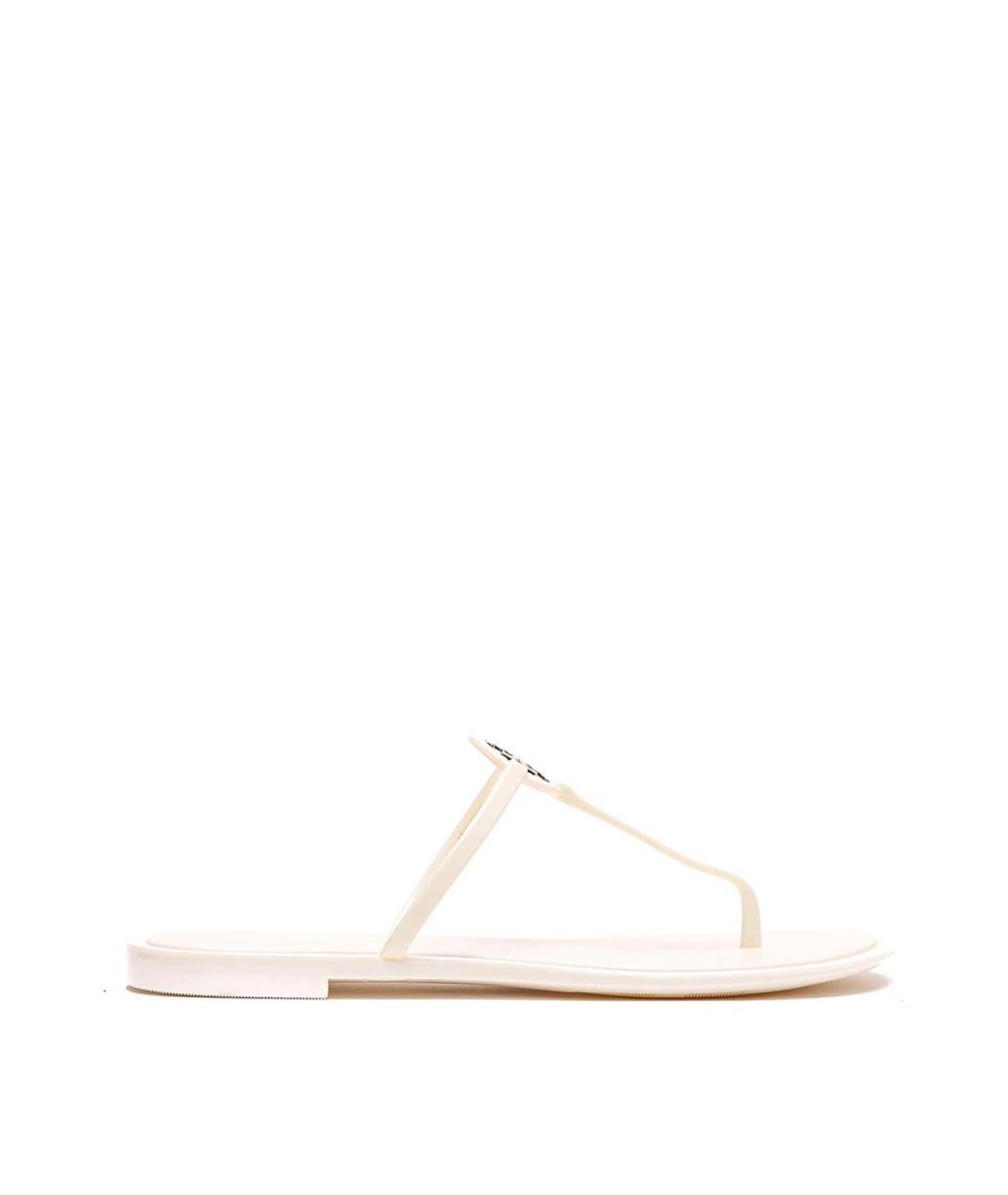 TORY BURCH Белые резиновые сандалии, фото 1