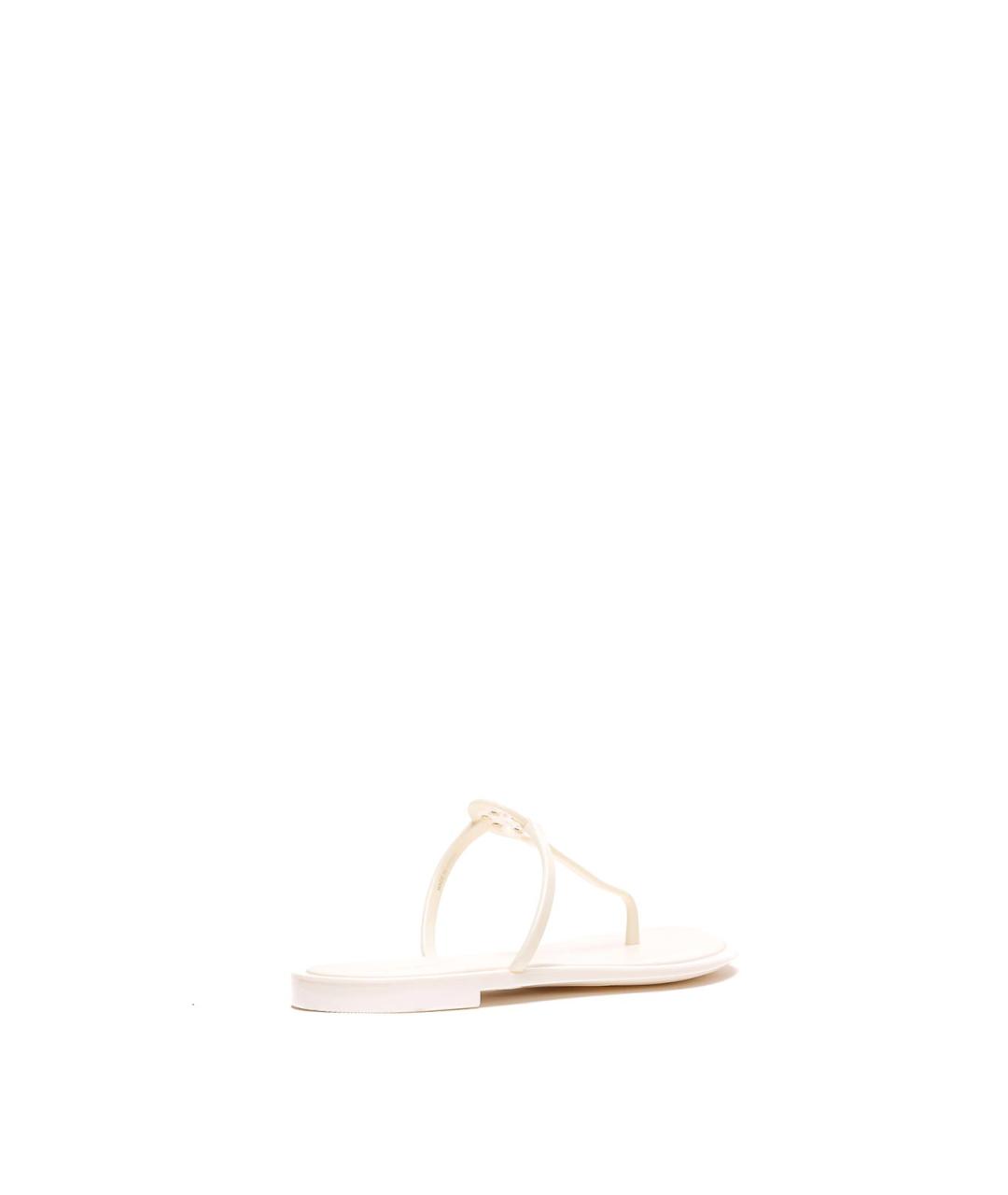 TORY BURCH Белые резиновые сандалии, фото 2