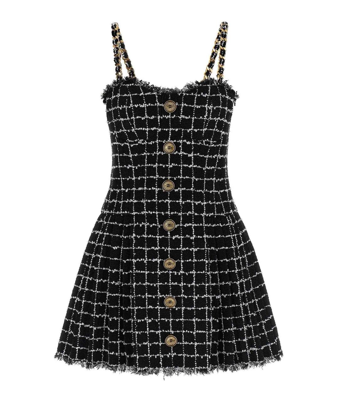 BALMAIN Черное повседневное платье, фото 1