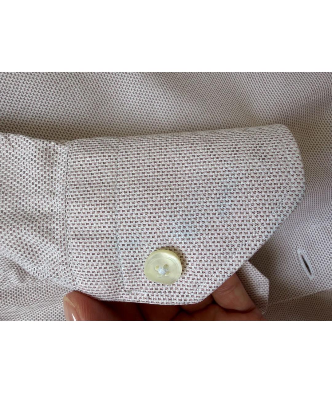 ERMENEGILDO ZEGNA XXX Хлопковая классическая рубашка, фото 6