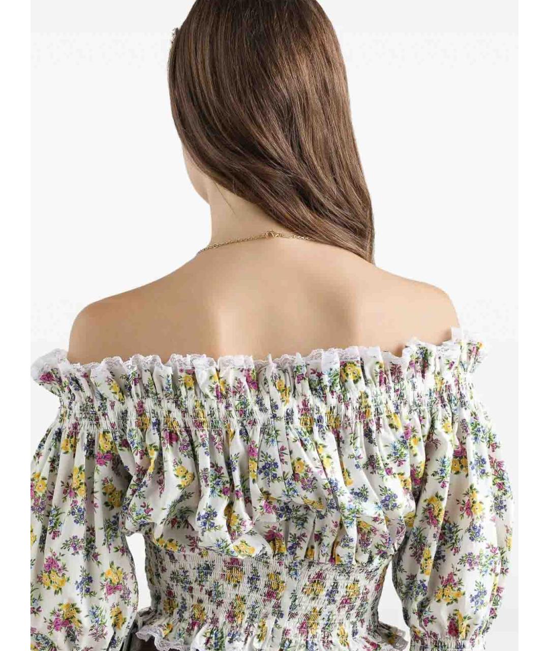 DOLCE&GABBANA Мульти хлопковая блузы, фото 3