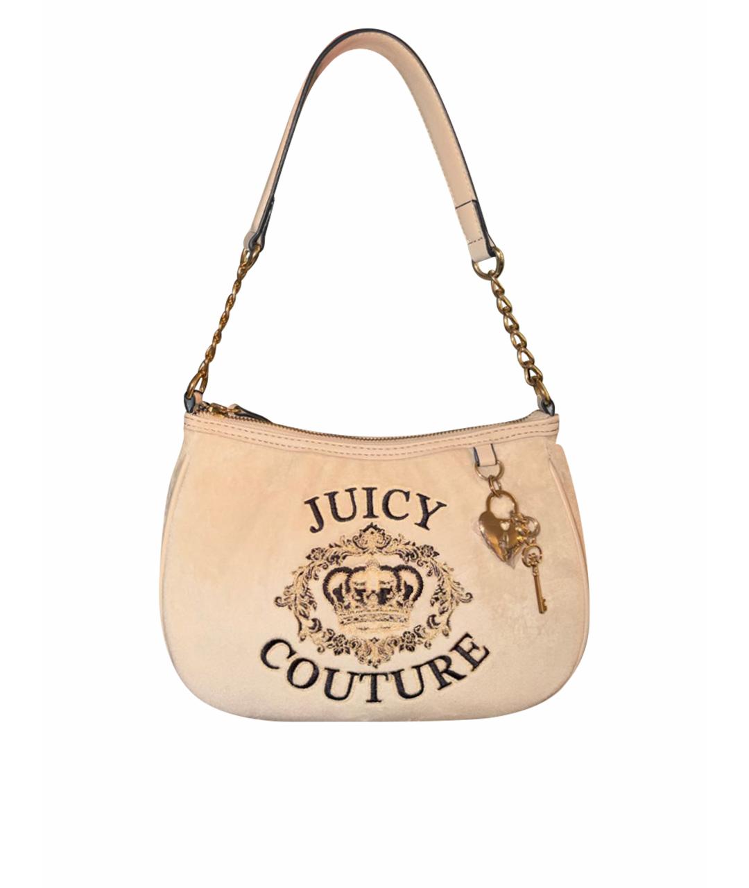 JUICY COUTURE Бежевая сумка через плечо, фото 1