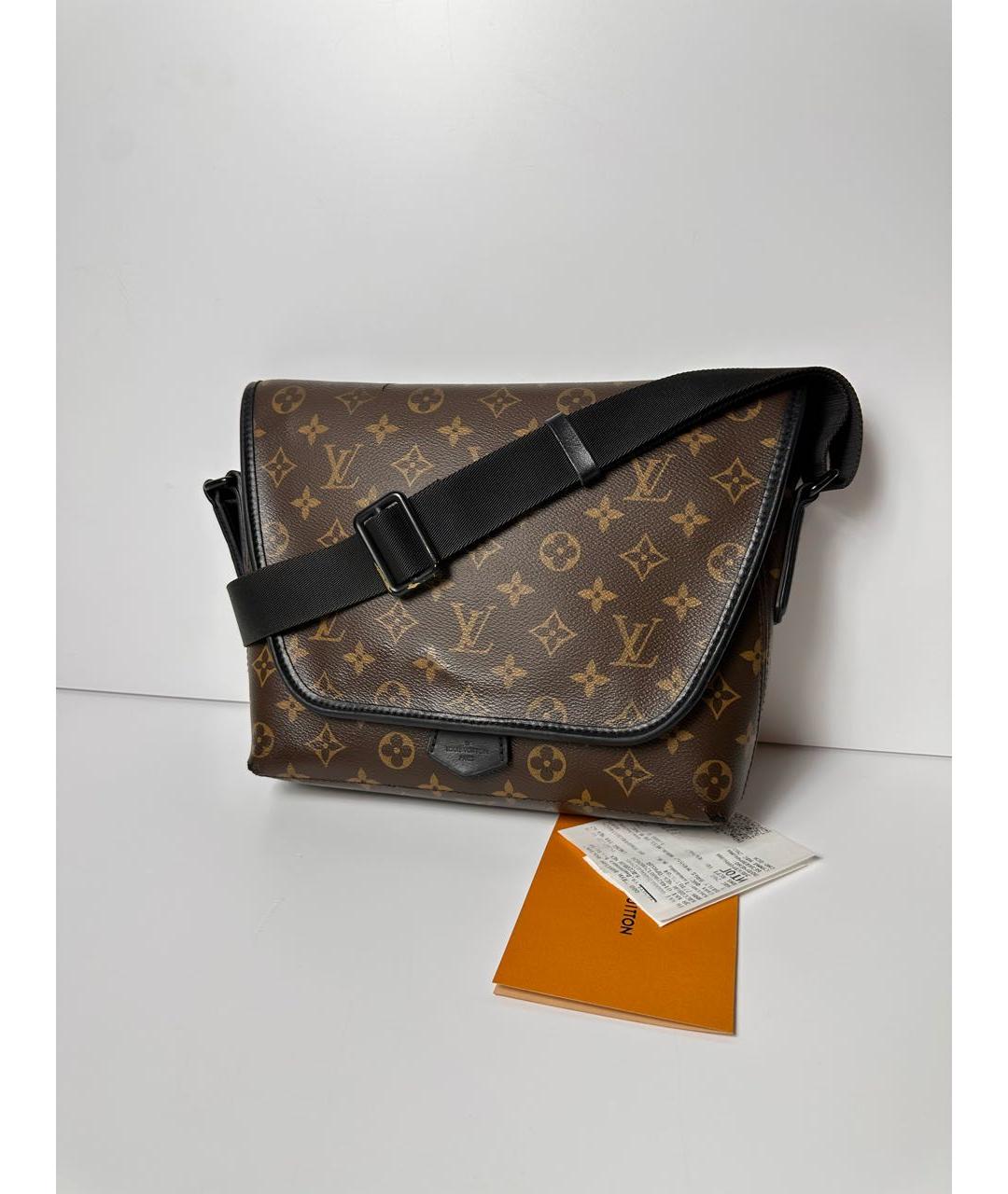 LOUIS VUITTON Коричневая сумка на плечо, фото 2