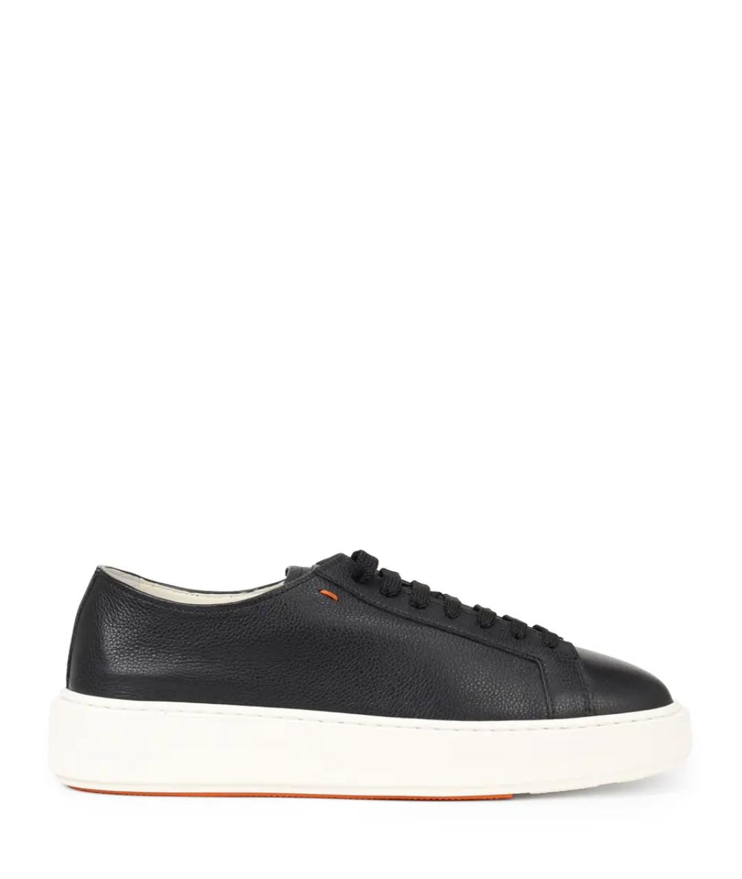 SANTONI Черные кеды, фото 1